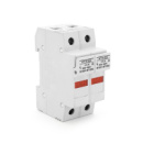 Корпус под плавкий предохранитель YRO RT18-32/2P, 32A, 500/690V, со световым индикатором, DIN, под предохранитель 10*38mm, контакты сталь.78*35.2mm