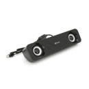 Колонки 2.0 Kisonli i-610, для ПК и ноутбука, USB + 3.5mm, 2x3W, 20Hz- 20KHz, Black, BOX, Q60