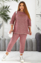 Костюм жіночий домашній, колір бордовий, 257R44