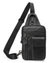 Сумка через плече чоловіча 714777 Чорна