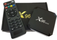 Приставка смарт тв бокс smart tv box x96 mini 4-ядерная 2Гб/16Гб андроид 7.1.2 черный 4K