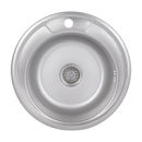 Кухонна мийка Brinex 490-A 0,6 мм Satin (BRIN490SAT06)