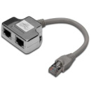 Разветвитель Digitus витой пары, STP, cat.5e, 1x2RJ-45 (DN-93904)