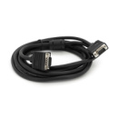 Кабель Merlion VGA 3m, male to male (папа-папа), 1 феррита, черный, Пакет Q100