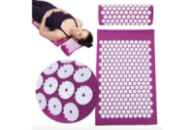 Акупунктурний Масажний Килимок для спини/ніг з подушкою Acupressure Mat Іплікатор Кузнєцова
