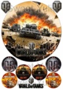 Вафельные картинки на тему: World Of Tanks