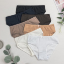 Набір підліткових трусиків тижневики в рубчик р.8-9, 10-11, 12-13 років — 7 шт. 10-11