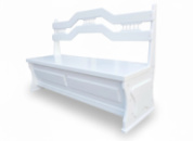 Лавка зі спиною № 748, біла