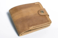Портмоне ручної роботи з шкіри вінтаж Оливковий (1939517786)