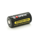 Акумулятор 16340/CR123 Li-Ion Soshine 16340P-3.7-700 Protected, 700mAh, 0.7A, 4.2/3.6/2.75V, Black