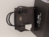 Сумка Coach Andrea Carryall коричневий