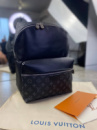 Рюкзак Louis Vuitton черный с комбинированными стилями «Taiga» и «Monogram» c311