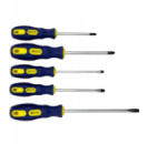 Набор профессиональных отверток 5 ед. (SL5,SL6,SL8,PH1,PH2) СТАНДАРТ SDS05