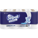 Бумажные полотенца Selpak Professional Premium 3 слоя 11.25 м 8 рулонов (8690530118218)