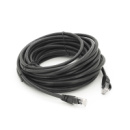 Патч-корд литой RITAR, UTP, RJ45, Cat.6, 10m, черный, Cu (медь) Q100