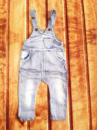 Комбінезон дитячий джинсовий синій 9098, розмір 74