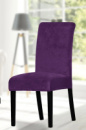 Чехол на стул универсальный Велюровый Турция 10429 фиолетовый