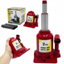 Домкрат гидравлический бутылочный низкий двухступенчатый 2 т 150–370 мм TORIN TF0202