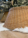 Натуральний Кошик 65 см для декорування основи ялинки, плетена спідниця для ялинки, підставка під ялинку, Корзина