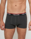 Чоловічі труси-боксери Темно-сірі Tom John р. L, XL, 2XL XL
