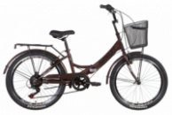 Велосипед 24« Formula SMART з корзиною, тріскачка 2022 (коричневий (м))