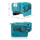 Инвертор на аккумуляторах Makita 220 volt 200 Watt 220 Инвертор аккумулятор Stromo, Makita, Procraft, Revolt,