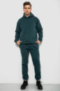 Спортивний костюм чоловічий на флісі, колір зелений, 238R029