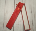 Коробка для біжутерії. Колір: Ромб червоний. Розмір: 21*4,2*2 см