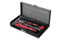 Набор инструмента Intertool 1/4« 17 ед. (ET-6017)