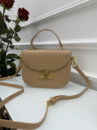 Cумка Celine через плече бежевий