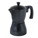 Гейзерна кавоварка турка на 6 чашок 240 мл мармуровим покриттям Edenberg EB-3785