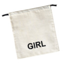 Мешок хлопковый ORGANIZE для вещей 30х35 см Girl (светлый)