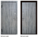 Двері вхідні GALICIA Стандарт+ 022 Дуб шале графіт 860x2050 АКЦІЯ*