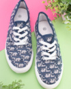 Жіночі сині кеди в принт