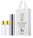 Міні парфум чоловічий з феромонами Chanel Egoiste Platinum 3х15 мл