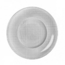 INCA: Блюдо круглое 31см. стеклянное Серебро, BORMIOLI ROCCO
