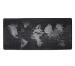 Килимок 400 * 900 тканинної Карта світу з бічної прошивкою, товщина 3 мм, колір Black, Box