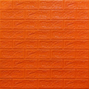 3D панель самоклеющаяся кирпич Оранжевый 700х770х5мм (007-5) SW-00000144