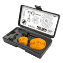 Коронка Tolsen коронок по дереву 11 предм. 19-64 мм (75865)