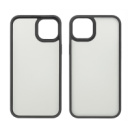 Чехол Colorful Matte Case для Apple iPhone 12 Pro Max черный Люкс