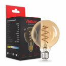 Лампа LED Vestum филамент «винтаж» golden twist G95 Е27 4Вт 220V 2500К