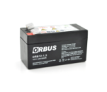 Акумуляторна батарея ORBUS ORB1213 AGM 12V 1,3Ah (98 х 44 х 53 (59)) 0.525 kg Q20/450