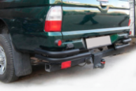 Задние углы AK003-Double Black (2 шт., нерж. сталь) для Mitsubishi L200 1996-2006 гг