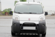 Кенгурятник WT006 Black (нерж) для Fiat Fiorino/Qubo 2008-2024 гг