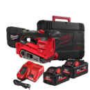 Шліфмашина стрічкова акумуляторна безщіткова MILWAUKEE, M18 FBTS75-552X (зарядний пристрій M12-18 FC., 2 акумулятори М18 HВ5.5 5