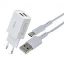 Сетевое зарядное устройство USB WK Type-C WP-U56a-White белое