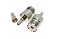 Разъем UHF Female под обжим на кабель RG58/RG142/RG223/LMR-195/3D-FB/SYV50-3 цена за 1 шт