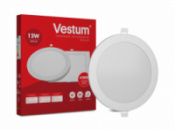 Светильник LED врезной круглый Vestum 12W 4000K 220V