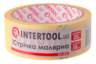 Лента малярная Intertool 38 мм х 20 м желтая (DM-3820) (6 шт.)