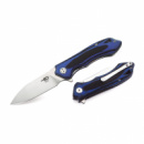 Нож складной Bestech Knife BELUGA Black+ Blue BG11G-2
